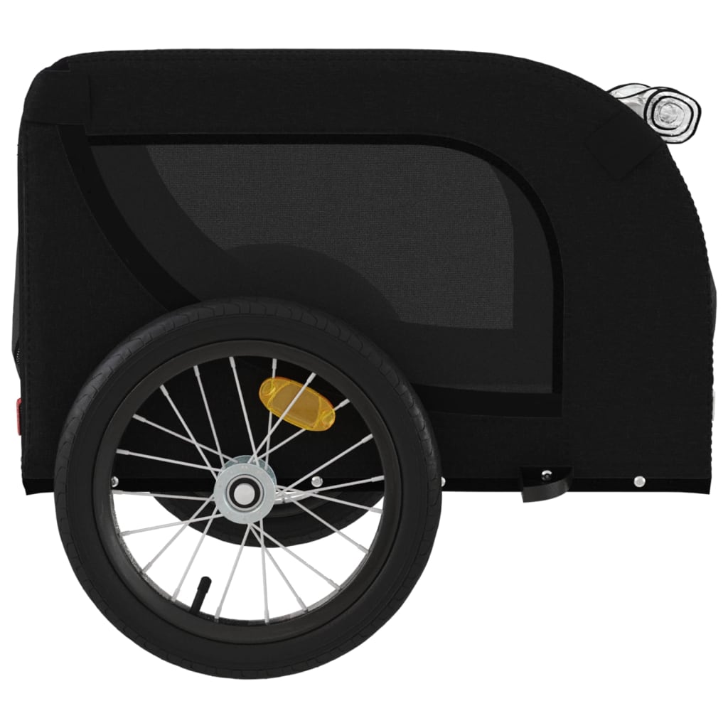 Vidaxl Bicycle Trailer For Pets, Oxford Fabric And Iron