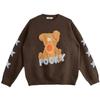 TonLion x Brunch Brother Women's Bear Pattern Knit Sweater