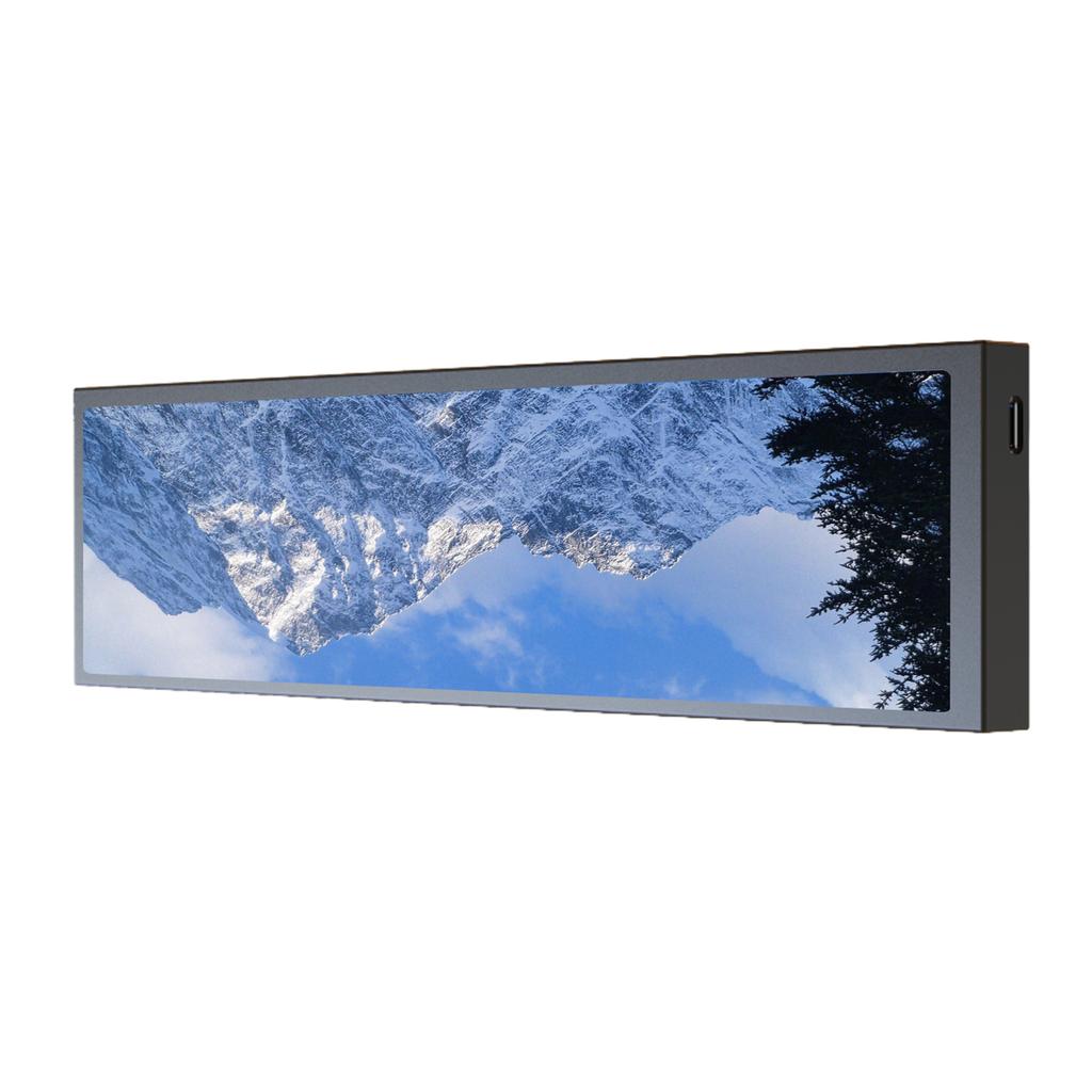 9.2 Inch Computer Case Secondary Screen, PC Case Side Screen, CPU Temperature Monitor Display with Customizable Themes