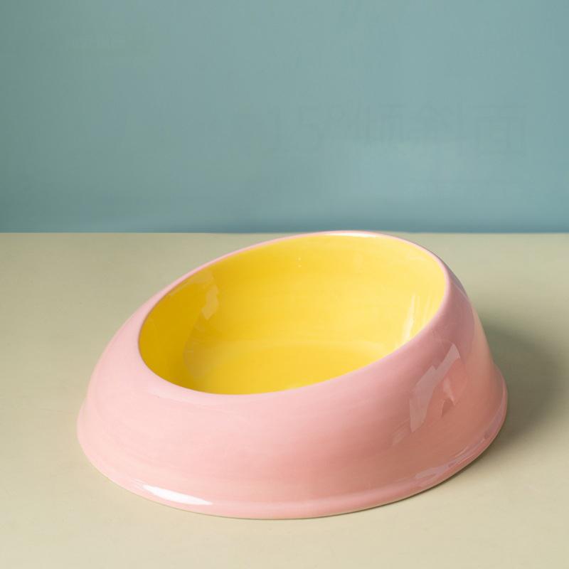 Ceramic Pet Cat Bowl Pet Drinking Water Feeding Bowl Ceramics Cat Food Dog Food Utensils Cat Dog Pet Supplies Accessories