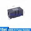 1Set ANS-H 1-Way Midi Fuse Holder ANS-8 20A 50A 70A 80A 100A 120A 150A 200A Safety Plate Base Car Carrier Fuse Box Bolt Type Fuses4