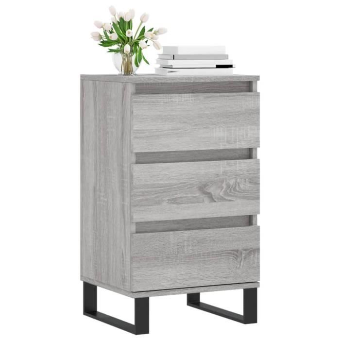 VidaXL Buffet Sonoma Grey 40x35x70 Cm Engineered Wood 831106