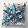 Star Adorned with Flowers and PearlsSuitable for sofa car bedroom decorative cushion cover pillow cover