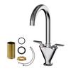 Pull Out Kitchen Sink Faucet 360 Rotate Shower/Stream Sprayer Head Mixer Hot and Cold Water Tap Deck Mounted