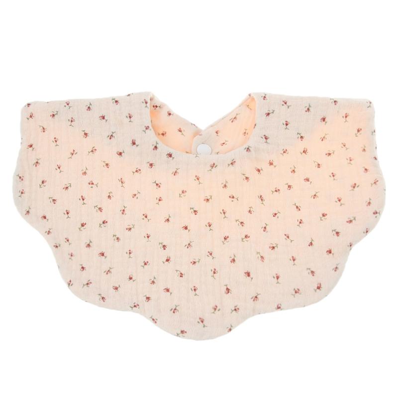 Baby Feeding Bib Bandana Burp Cloth Scarf Printed Soft Cotton Absorbent Saliva Towel Breathable Apron