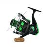 NEWEST Portable Spinning Reel 12BB Ball Bearings Spinning Fishing Reel 5.5:1 Right/Left Metal Spool Fishing Tackle Waterproof and Corrosion Resistant