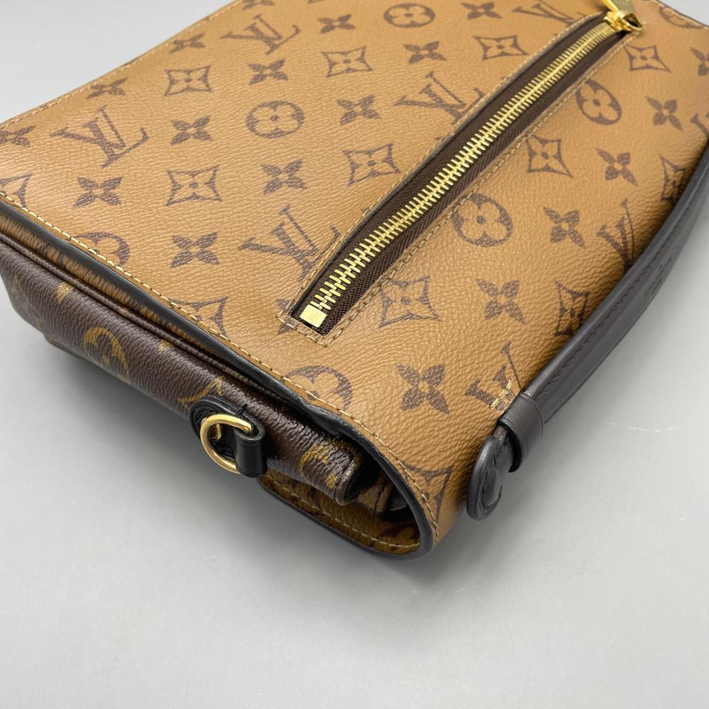 [Pre-Owned] Louis Vuitton Pochette Metis 'Brown Monogram Reverse Canvas' - Very Good #1SDUGIV