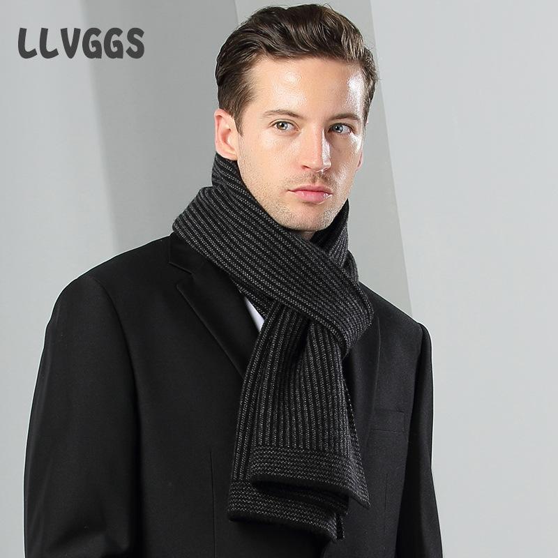

Cashmere Men s Scarf 2025 Casual Business Scarf Men s Medium and Long Autumn and Winter Warm and Skin-friendly Scarf 180cm