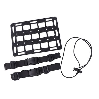 Motorrad Molle Panel für Gepäckaufbewahrung Metall Wasserdicht Taktisch Universal Seitenkoffer Organizer Modulare Aufbewahrung