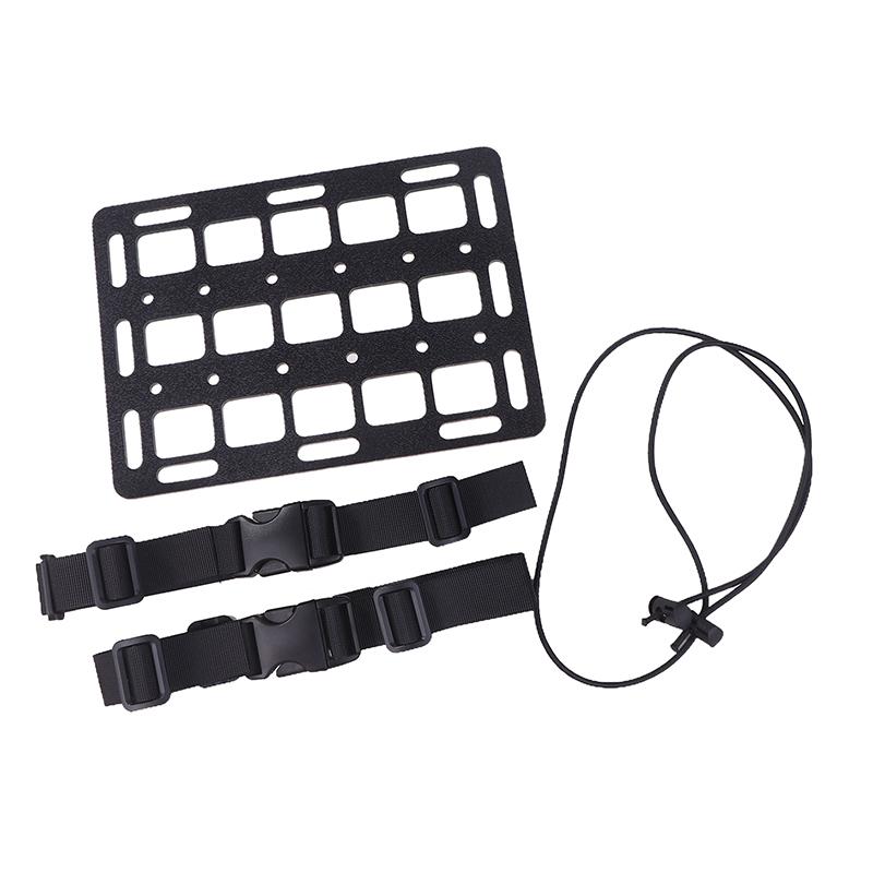 

Мотоциклетна панель Molle для зберігання в багажнику Металева Водонепроникна Тактична Універсальний Організатор Бічної Коробки Модульне Зберігання чорний