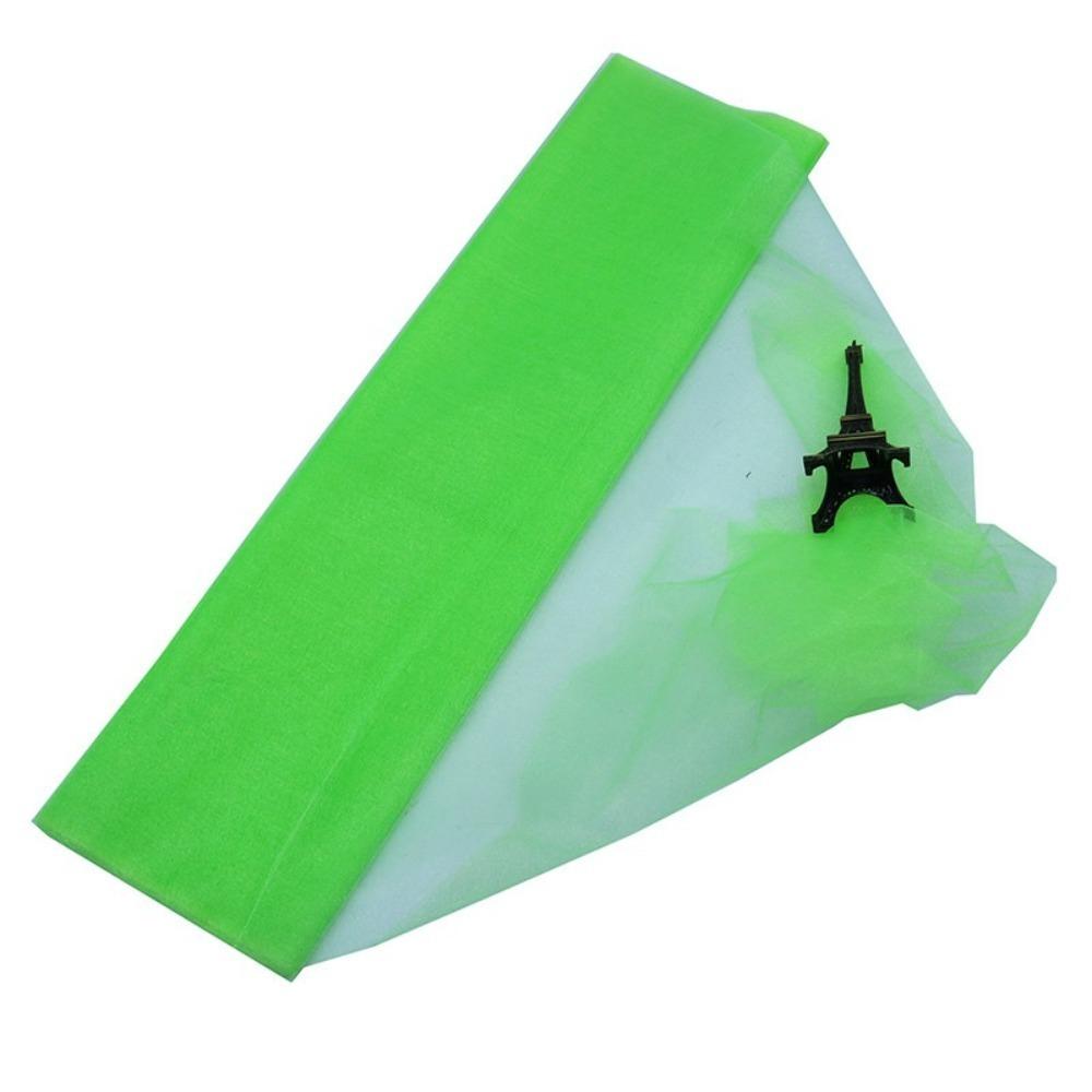 500*48cm Tulle Roll DIY Gauze Organza Fabric Garden Party Stairs Chair Back Decoration
