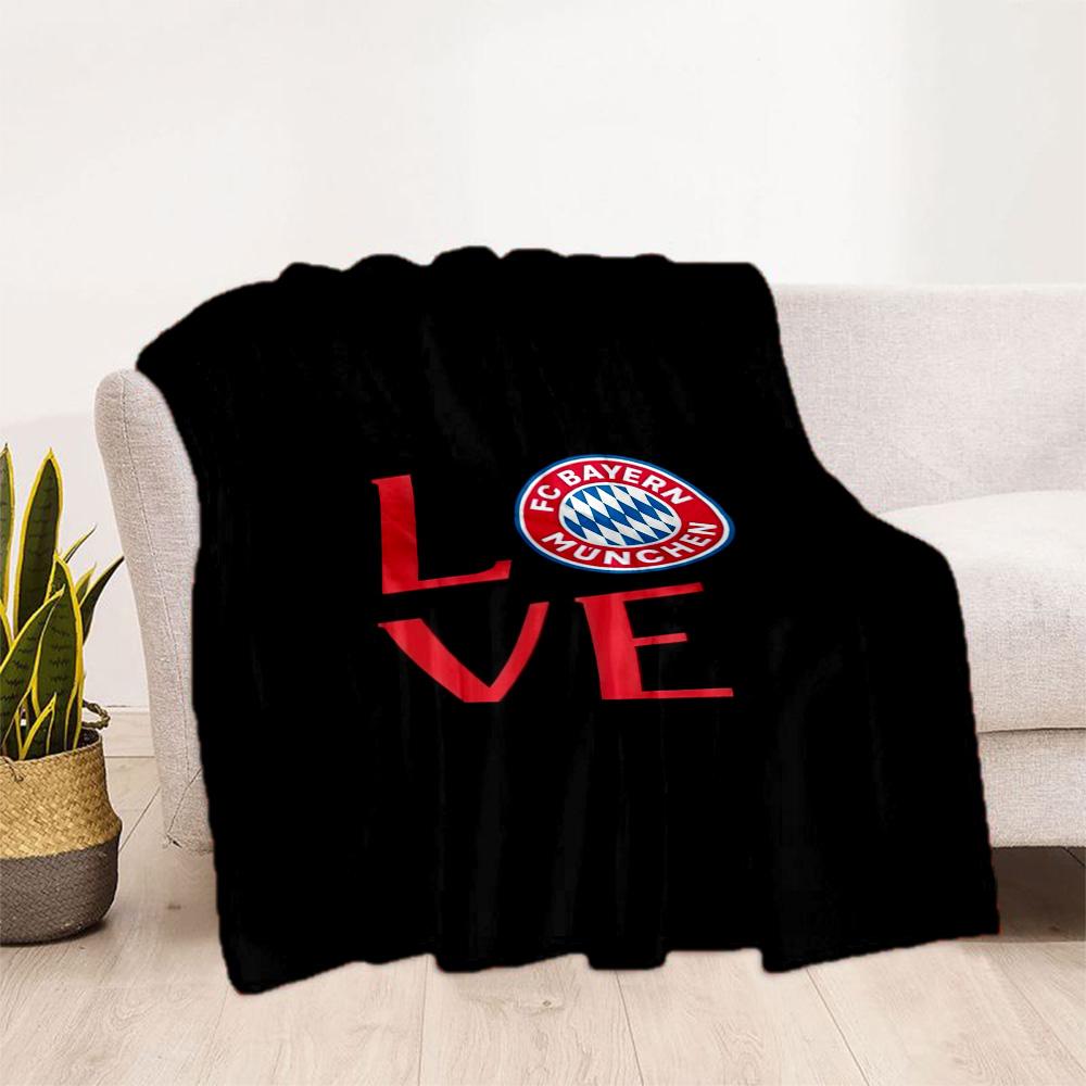 Bayern Munich Blanket Comfortable Perfect for Office Office Chair Bedding All-Season Use Modern Style Best Holiday Gift for Friends Family