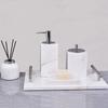 Marble Handle Tray, Accessory Decoration Trays, Rectangular Display Tray for Household Bathroom Storage and Decoration Trays