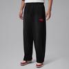 Jordan Flight Fleece Knitted Sweatpants Men's Black/University Red