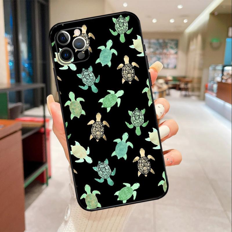 Sea Turtle Phone Case For iPhone 17 Air 16 15 13 11 12 14 Pro Max mini 15 16 Plus 16e Protective Cover