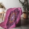 Faux Fur Throw Blanket Mandala Decorative Bed Blanket Sofa Cover For Living Room Bedroom Kids Gift