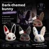 Gotický plyšový králík Klíčenka Králičí přívěsek na tašku s designem obvazu Kawaii Kroužek na klíče Přívěsek Ozdoba na tašku do auta Halloweenské dárky