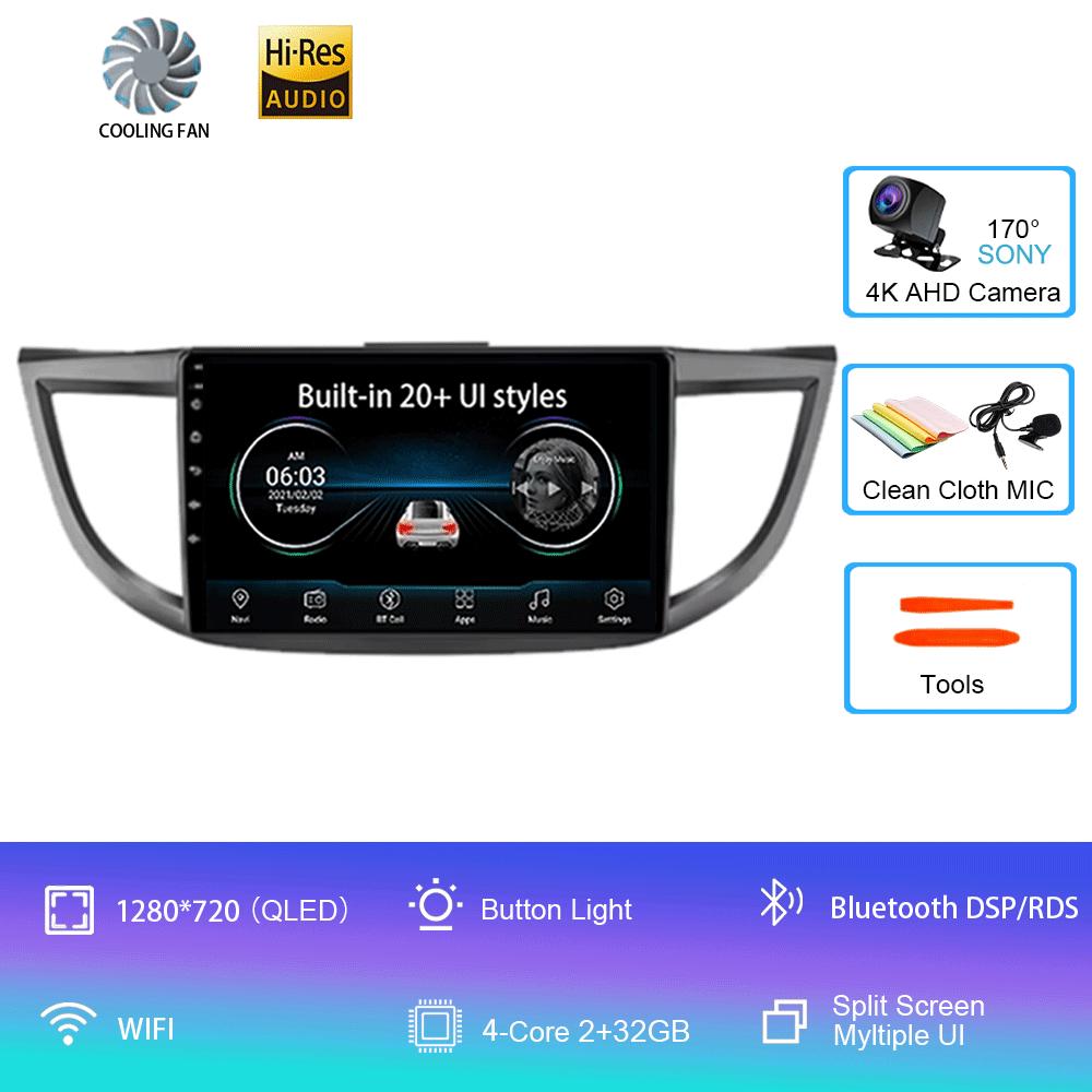 

Для Honda CRV CR-V 2011 2012 2013 2014 2015 2016 Carplay Android 14 Радио Мобильный Мультимедийный Видеоплеер Navigasi GPS 2din Экран CHINA