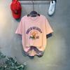 C S In The Room RuTi SilkeT Bear leTTerIng prInT T ShirT 3Color