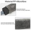 Microfiber Wheel Cleaning Brush Automotive Care Tool Twisted Cloth Detail Brush for Tire Maintenance and Rim Cleaning