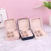 1Pc Jewelry Organizer Display Storage Box Travel Earrings Ring Jewelry Case Box