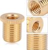 Shift Lever Screws, Car Shifting Thread Adapter, Pack of 3, Caliber Conversion Adapter, Aluminum