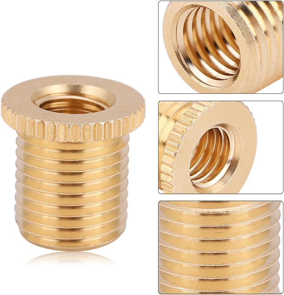 Shift Lever Screws, Car Shifting Thread Adapter, Pack of 3, Caliber Conversion Adapter, Aluminum