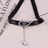 Korean Eyecatching Style Demon Eye Choker Necklace For Women Modern