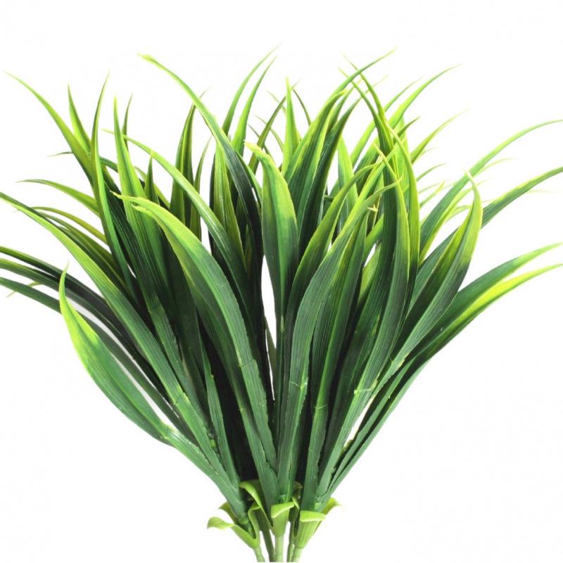 Cross-Border Green Leaf Spider Plant, Grass & Orchid Simulation Décor - Artificial Leaves & Flowers for Soft Decor