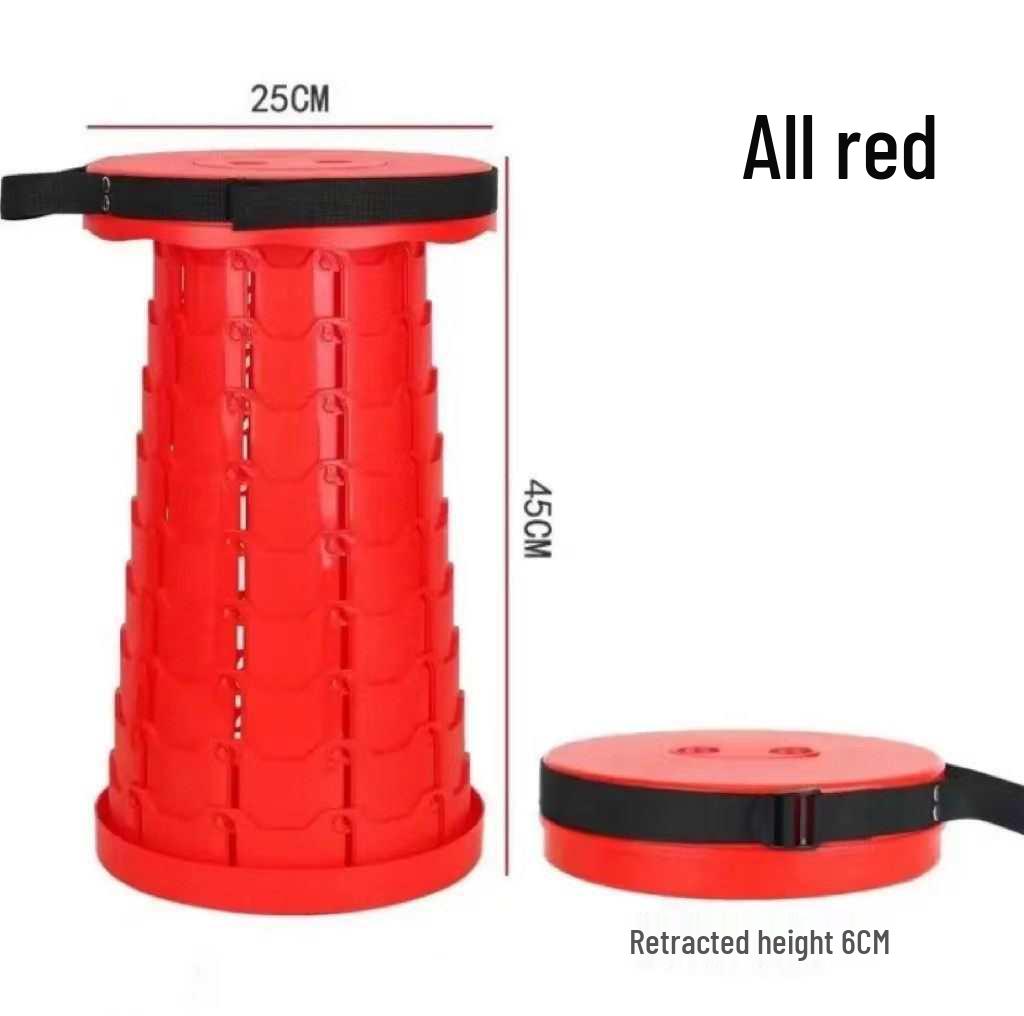Portable Telescopic Folding Stool for Travel and Outdoor Use