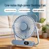 Ultra-Thin Mini Fan: Silent, Long Battery, Strong Wind, Compact for Desktop or Office Use