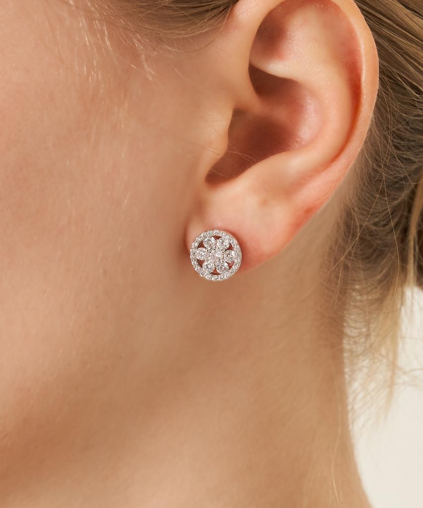 Geigerjewelry 18K Gf Shine Flower Earrings Gi8Kpee069