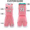 Conjunto de Camiseta y Pantalones Cortos de Baloncesto de Secado Rápido para Niños y Hombres Conjunto de Camisetas y Pantalones Cortos para Niños Ropa Deportiva Masculina Kit de Baloncesto sin Mangas Personalizado A069