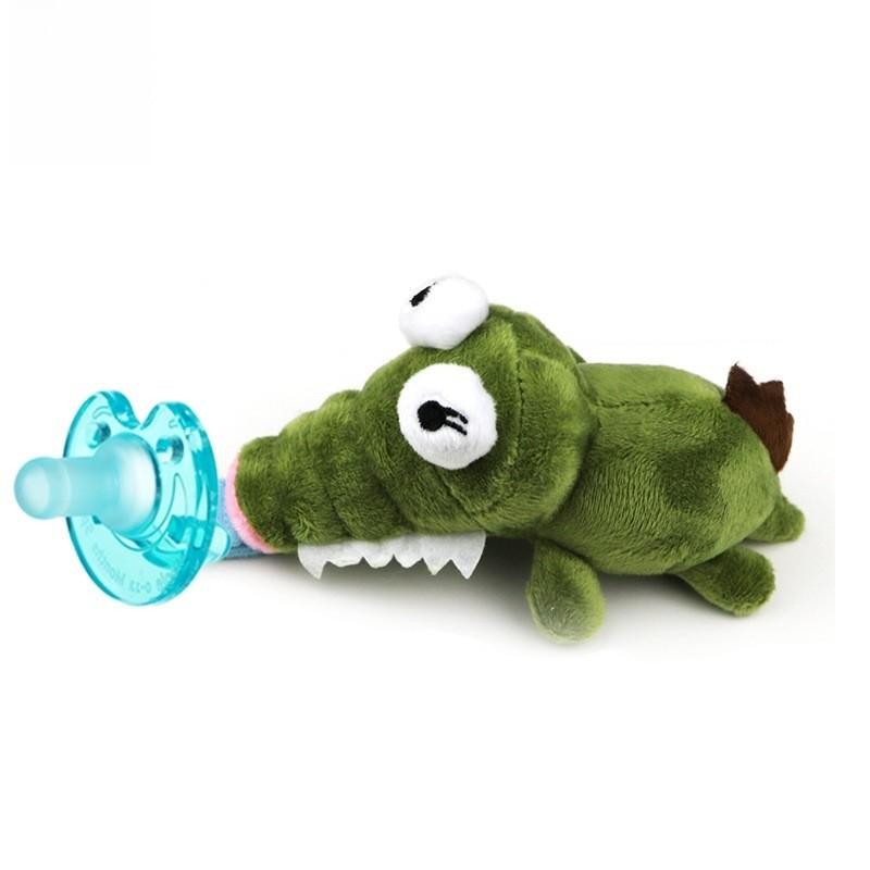 Baby Pacifier Toy With Silicone Material For 024 Months Infants And Hanging Plush Animal Decor