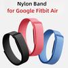 Loop Nylon Band Verstelbare Sportpolsband Vervangende Riem voor Google Fitbit Air Fitness Tracker