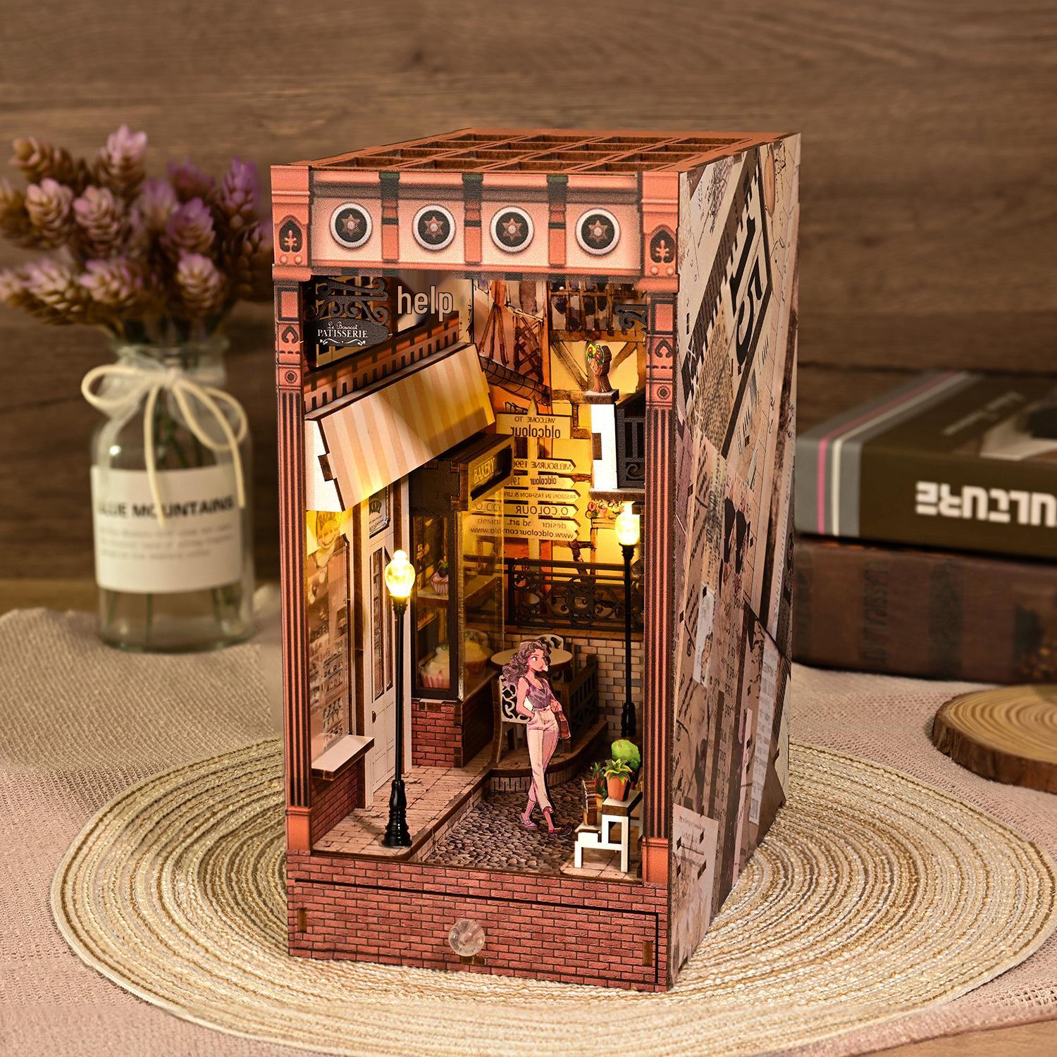 

Деревянный миниатюрный домик ручной работы – Креативная 3D игрушка и подарок на день рождения для детей