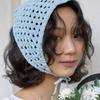 The GREEN Lab Knit Crochet String Bandana (3colors)