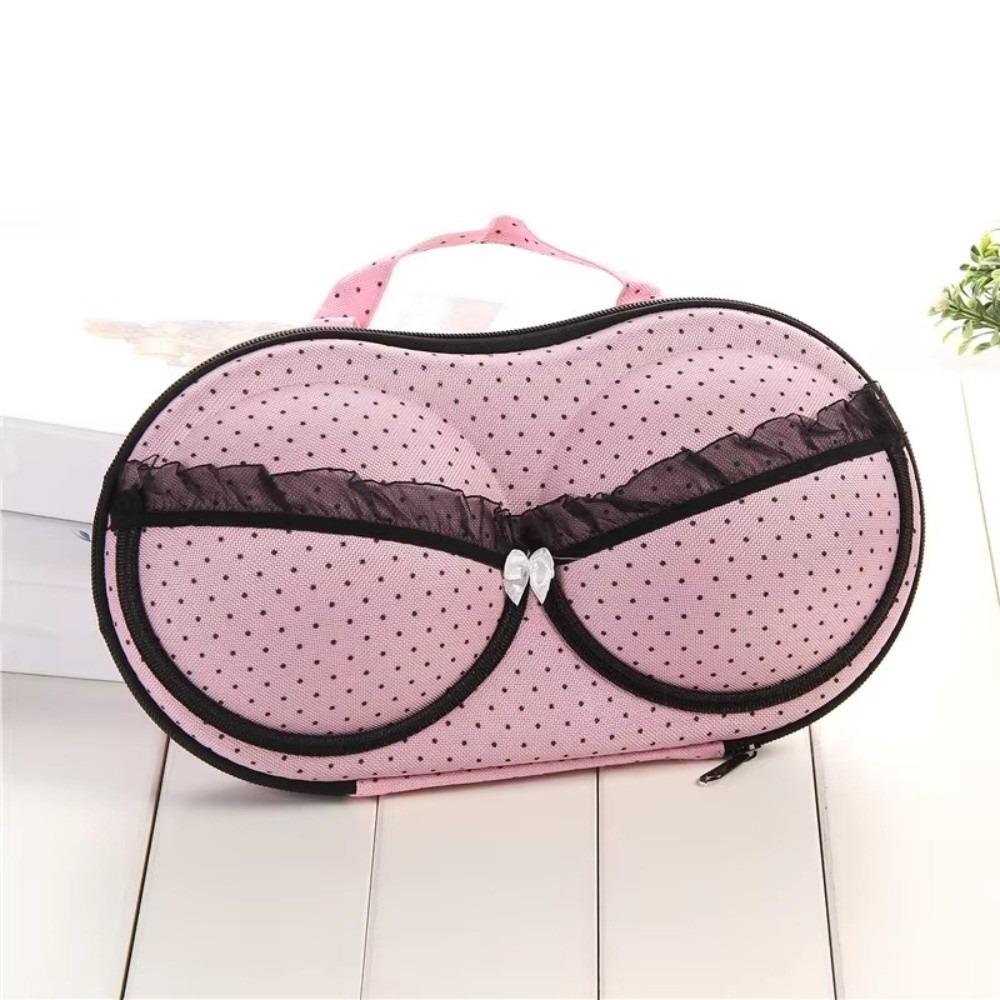 Hard Shell Lingerie Organizer Anti-Deformation Underwear Bag Fashion Bra Storage Box For Women