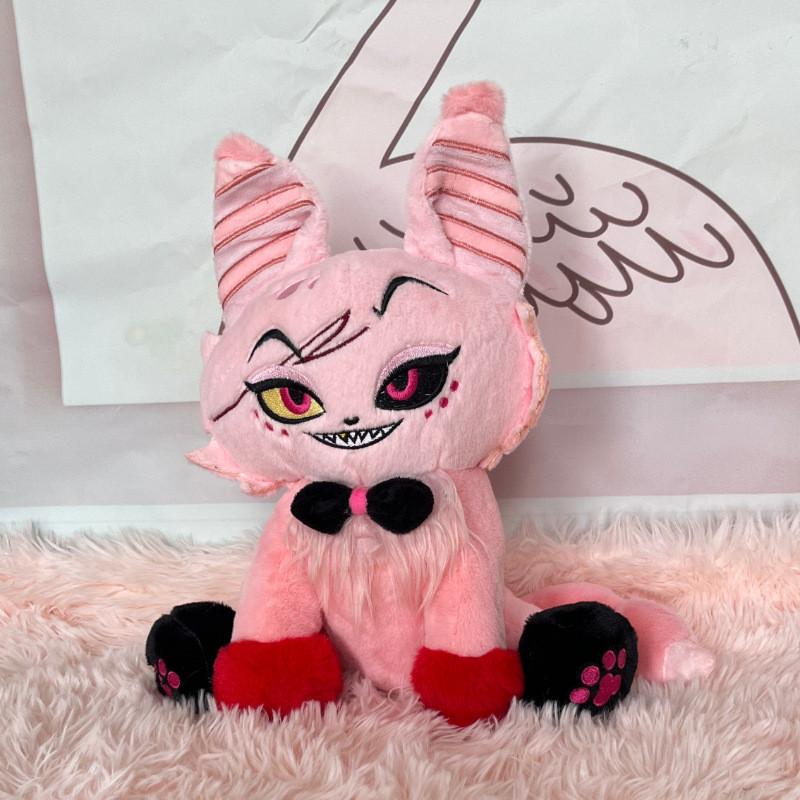 Hazbin Hotel Angel Kitty Plush Toy Adorable Helluva Boss Inspired Stuffed Doll For Fans Collectors