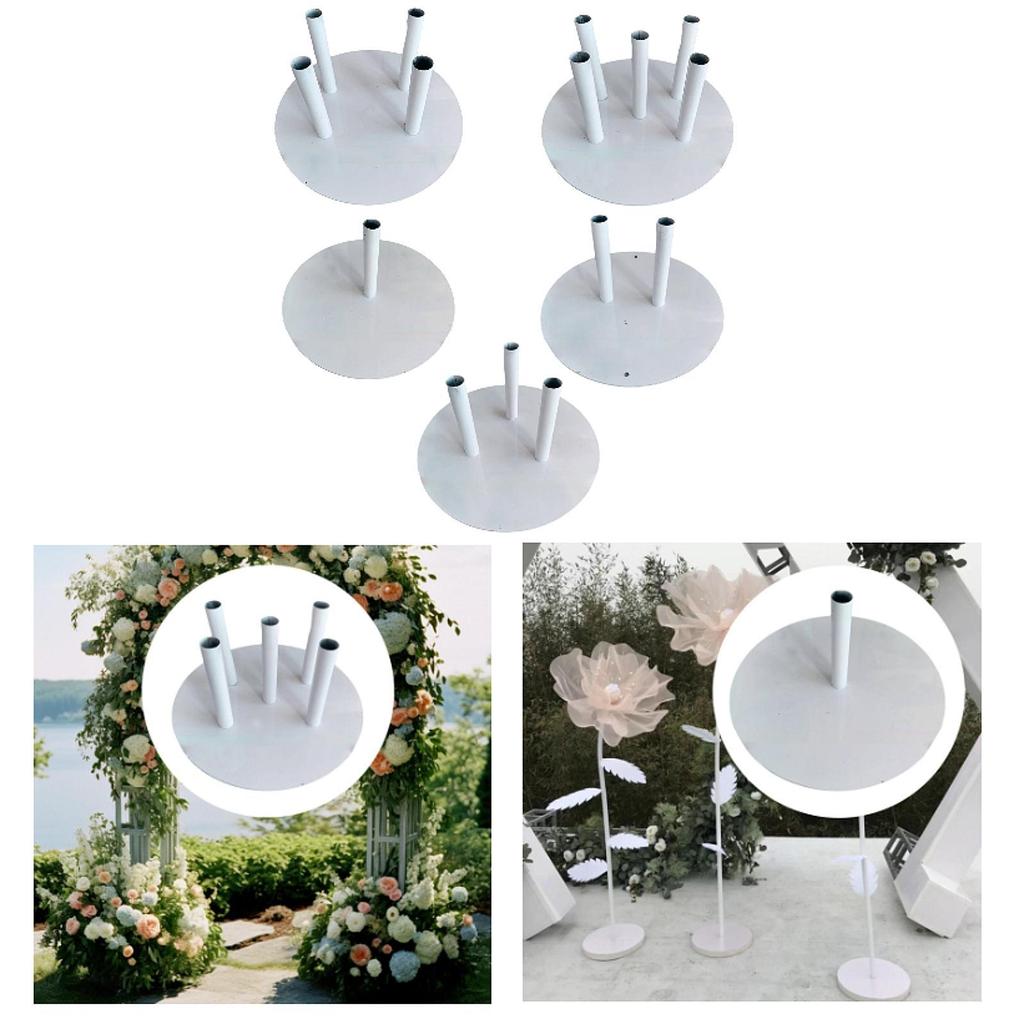 Flower Pole Display Stand Base for Event Flower Arrangements and Decorations