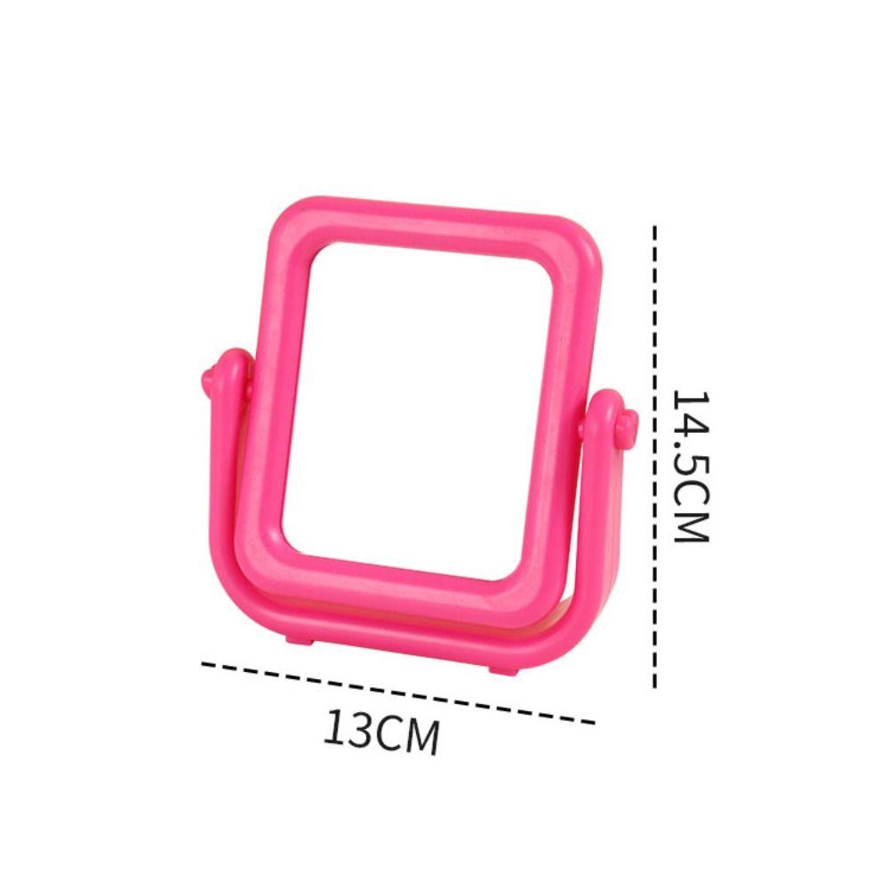 High Definition Candy Color Makeup Mirror Desktop Decorative Mirror  Home Bedroom Decoration
