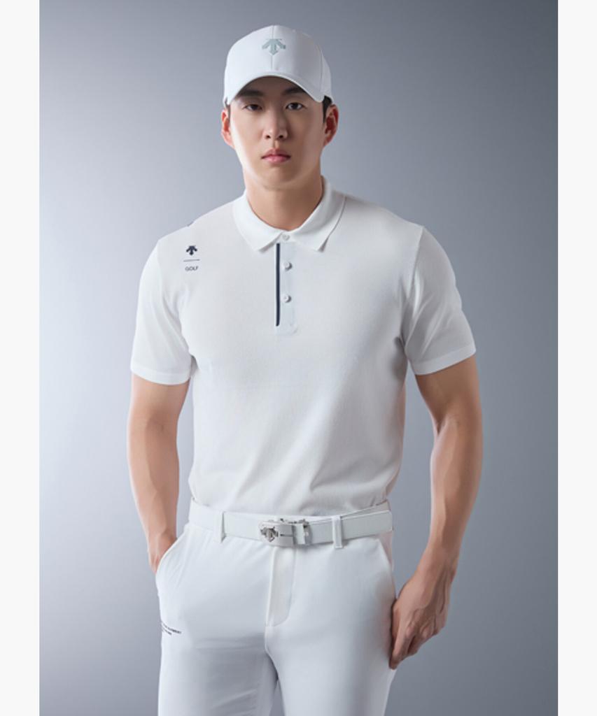 DESCENTE GOLF Men'S One-Point Short Sleeve Sweater (Dq21Mfkp41)