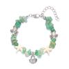 Fashion Sweet Pink Crystal Beaded Bracelet for Women Boho Turtle Starfish Shell Anklets Leg Foot Chain Summer Beach Jewelry Gift
