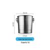 ZISIZ Thickened Stainless Steel Tiger Head Ice Bucket