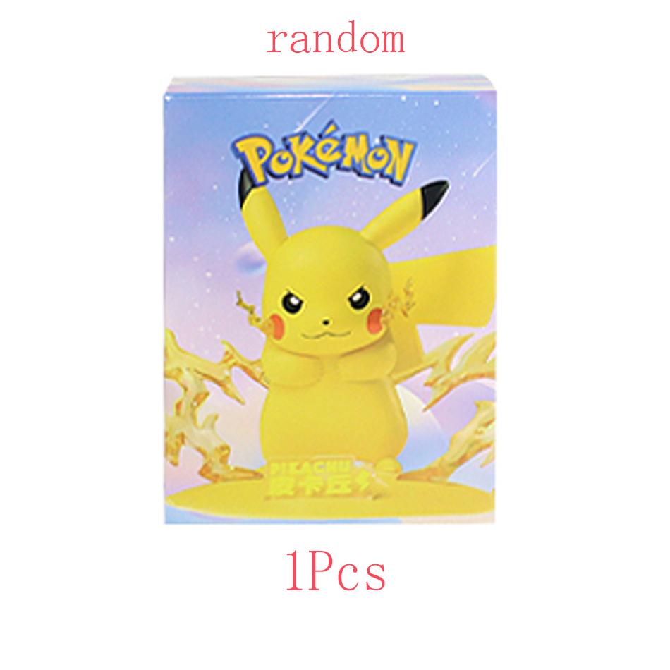 12Patterns Pok  mon Action Dolls Pikachu Blind Box Anime Models Desktop Decorations Pok  mon Toys Children's Birthday Gifts