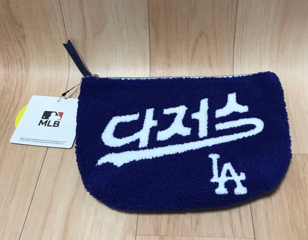 

[USED] Tag attached MLB Major League Sagara pouch Dodgers Korean