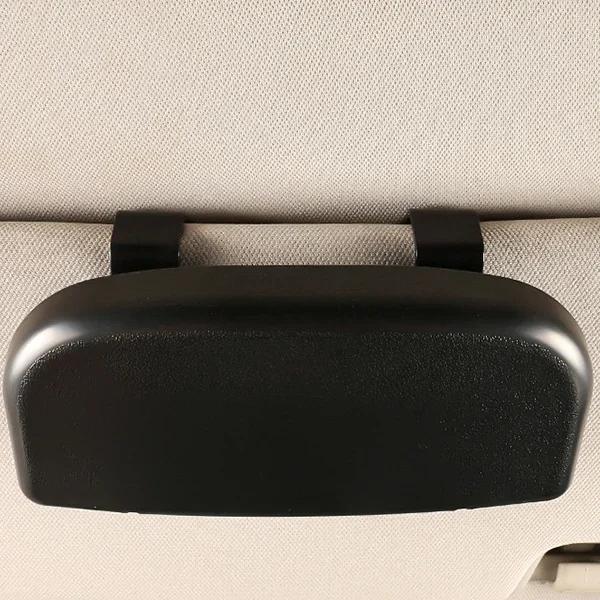 Auto-Brillenbox, tragbarer Sonnenbrillenhalter im Auto, Brillenhalter für Autofahrer, Brillenetui, Sonnenblende, Auto-Linsenhalter