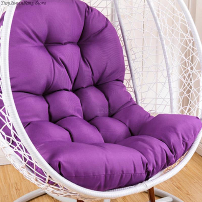 Egg Chair Cushion Hanging Basket Chair Cushion Thick Swing Chair Cushion Rattan Chair Soft Egg Chair Pad For Garden Home Decor