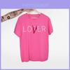 Stylish Unisex Fun Lover Loser Lettering Printed Short Sleeve Top T-shirt For Everyday Wear