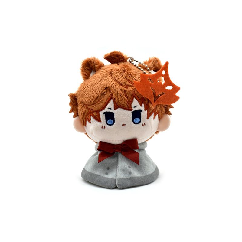 Non-Toxic 12Cm Impact Plush Pendant Keychain Cosplay Venti Albedo Xiao Raiden Shogun Tartaglia Kazuha Doll Toy Beadchain Gift
